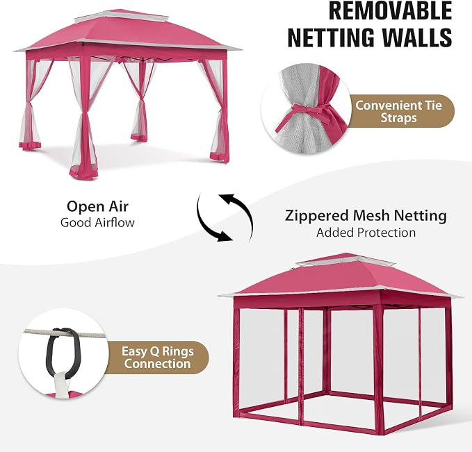 COOS BAY 11x11 Pop Up Gazebo - Image 6