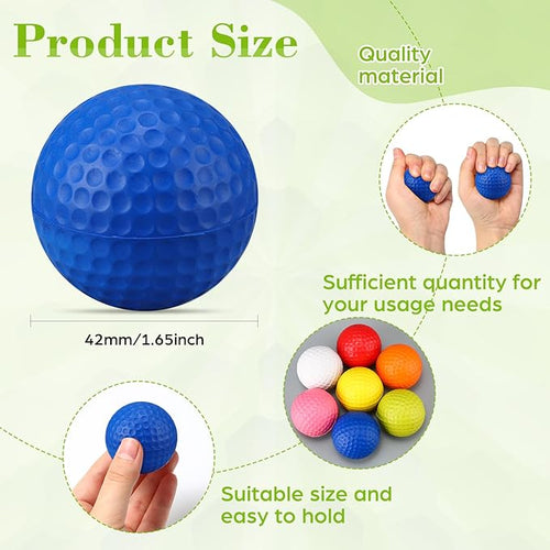 12 Pcs Foam Golf Practice Balls Soft Foam Balls for Golf Practice Realistic Feel and Flight Sport Training