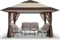 CROWN SHADES 11x11 Pop Up Gazebo, Outdoor Canopy Tent, One Push Instant Gazebo by Unknown