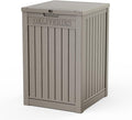 56 Gal Waterproof Outdoor Storage Box UV Resistant Deck Box | Storage bench by EASYUP