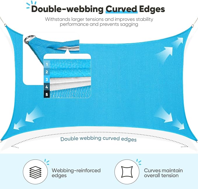 Quictent Sun Shade Sail for Patio - Image 4