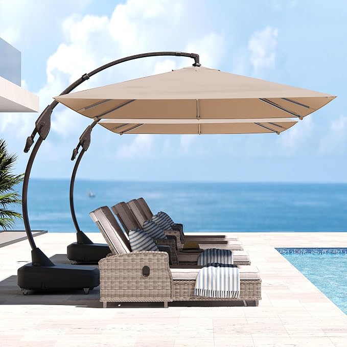 Grand patio 10x13 FT Large Cantilever Umbrella - Image 2