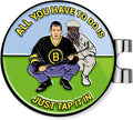 Ultimate Happy and Chubbs Gilmore Golf Ball Marker and Magnetic Hat Clip - Premium Golf Accessories | Enhance Your Golfing Experience with Precision Stamp Markers and Alignment Tools
