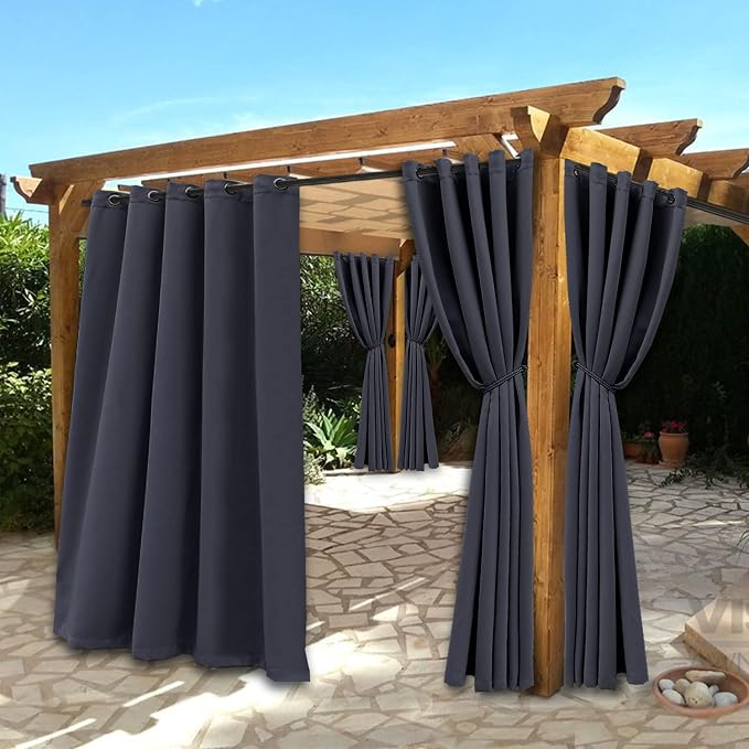 BONZER Waterproof Indoor/Outdoor Curtains by Bonzer