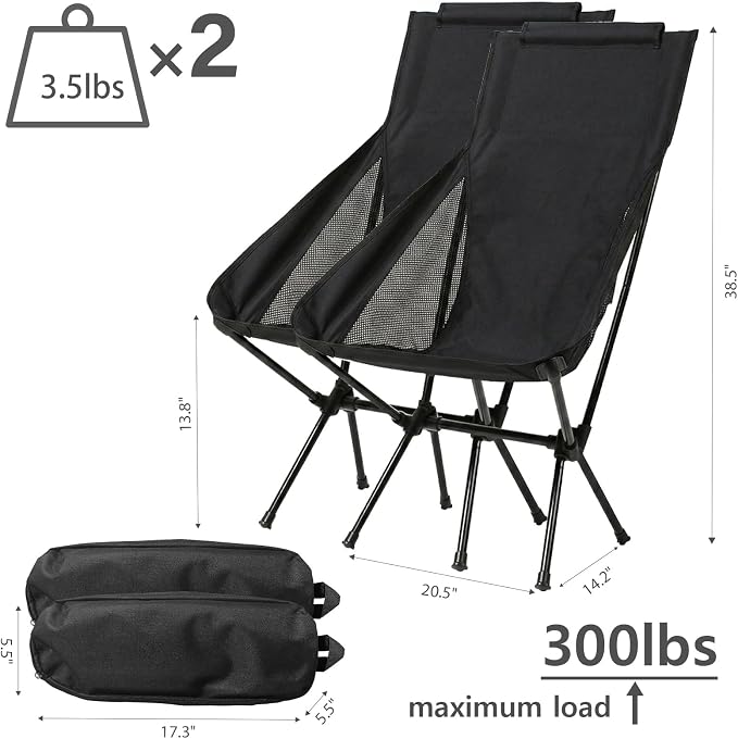 Wind Tour Portable Camping Chair Lightweight Foldable Outdoor Chair - Image 3