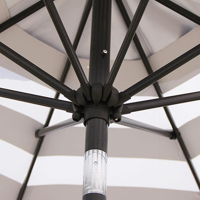 9' Outdoor Patio Umbrella, Outdoor Table Umbrella, Yard Umbrella, Market - Image 3