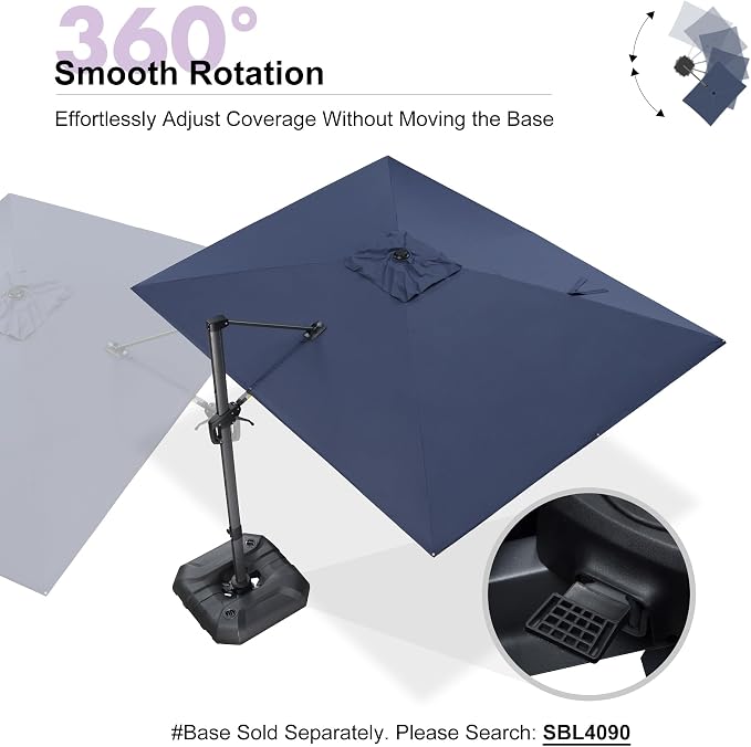 PURPLE LEAF Patio Umbrella - Image 7