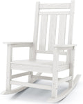 Oversized Outdoor Rocking Chair, HDPE Patio Rockers by KINGYES