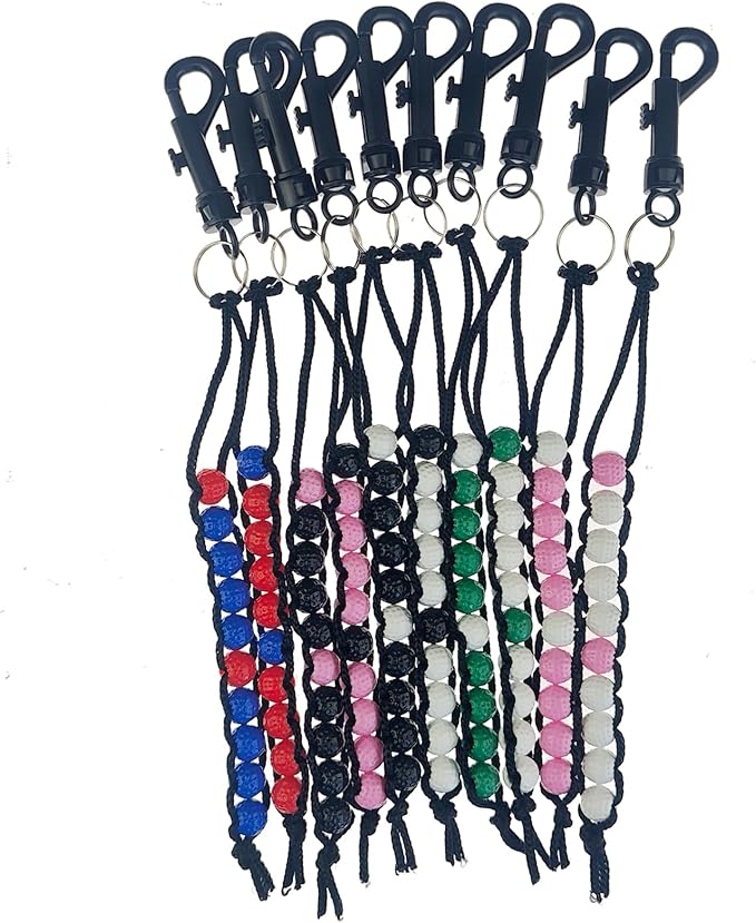 3/6/10/15 Pack Golf Bead Counter Golf Stroke Counter Golf Counter with Clip