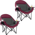 Oversized Camping Chair for Adults 2 Pack by PUVASIA