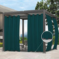 Easy-Going Outdoor Curtains for Patio 1 Panel, 54x120 inch, Teal | Waterproof by Easy-Going