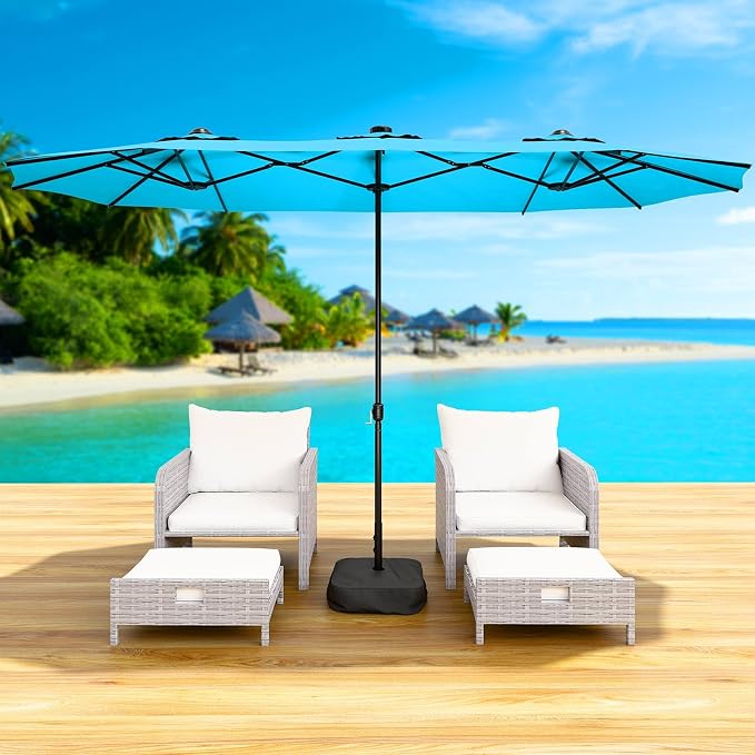 15FT Double-Sided Patio Umbrella - Image 2
