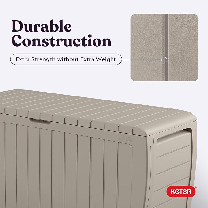 Keter Marvel 71 Gal Outdoor Storage Box - Image 9