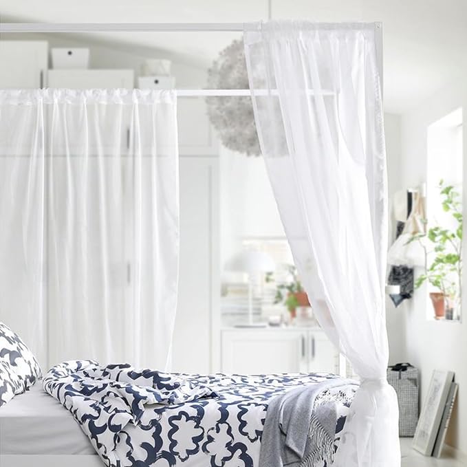 Patio Screen Non-See-Through Outdoor Curtains Waterproof Sheer Lightweight - Image 8