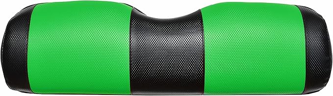 Seat Cover Replacement for Yamaha Drive or G-29 Golf Cart - Front Bench Seat - Premium Marine Vinyl - 5 Panel Stitching - Staple On Installation - Two-Tone Golf Cart Seat Covers (Black & Lime Green)