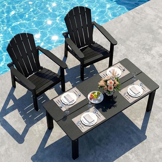 Adirondack Coffee Table, All-Weather HDPE, 304 stainless steel hardware - Image 2
