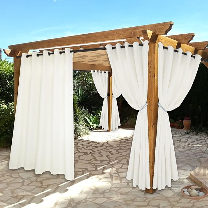 BONZER Waterproof Indoor/Outdoor Curtains by Bonzer