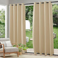RYB HOME 2 Panels Outdoor Curtains by RYBHOME