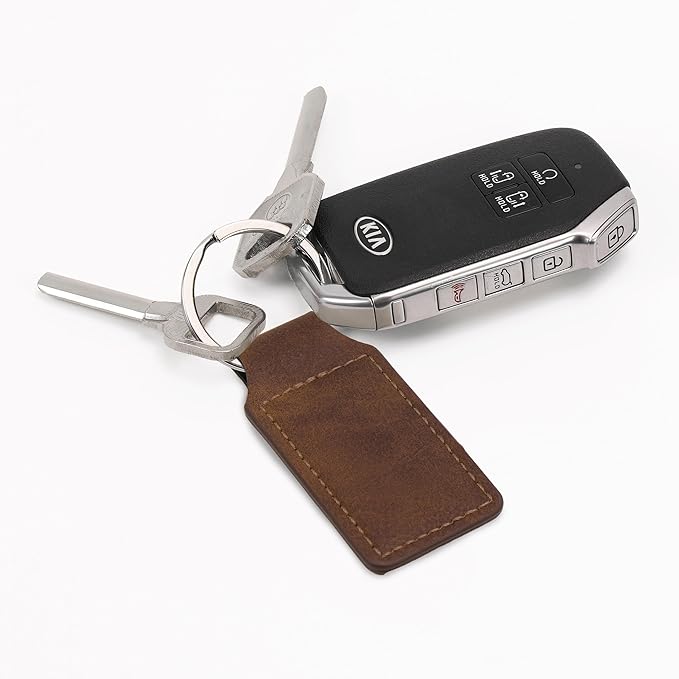 LaserGram Rectangle Keychain, Golfer Golfing, Personalized Engraving Included