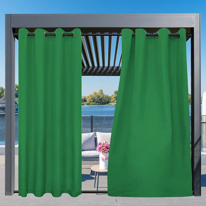 Easy-Going Outdoor Curtains for Patio 1 Panel, 54x120 inch, Weatherproof - Image 3