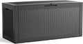 125 Gallon Outdoor Storage Box, Large Waterproof UV Resistant Deck Box by ASKPASS