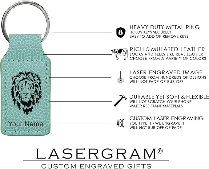 LaserGram Rectangle Keychain, Golfer Golfing, Personalized Engraving Included