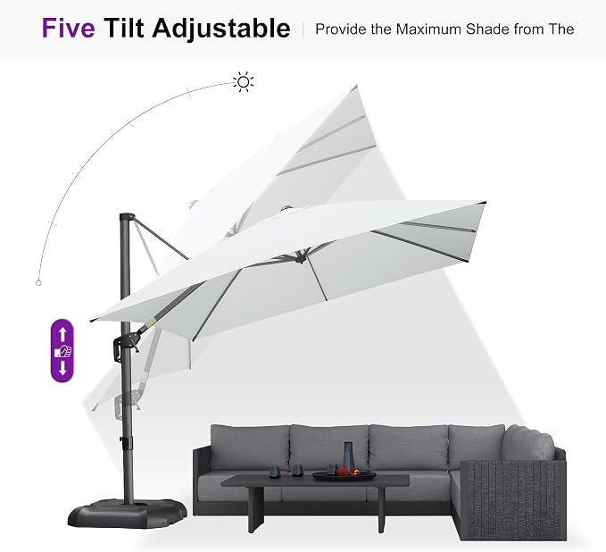 PURPLE LEAF Patio Umbrella - Image 8