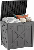 32 Gallon Deck Box, Waterproof Outdoor Storage Boxes by MAIUSCOLI