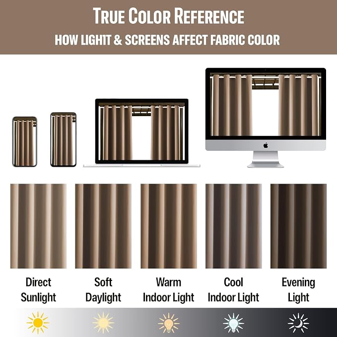 Waterproof Outdoor Curtain W105 x L84 - Image 6