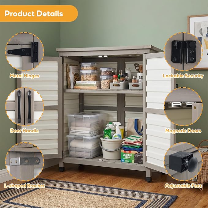 PetsCosset Outdoor Storage Cabinet - Image 4