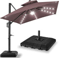 Best Choice Products 10x10ft Cantilever Patio Umbrella w/Base Included by Unknown