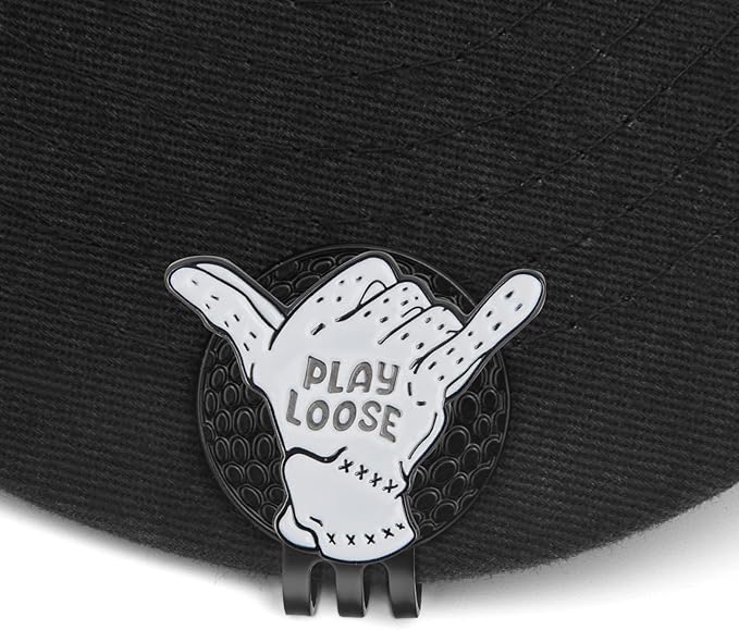Golf Ball Marker Hat Clip, Golf Accessories for Men, Golf Ball Stamp, Funny Golf Gifts, Golf Gadgets