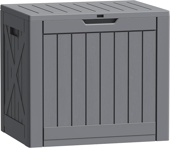 Flamaker Resin Deck Box 40 Gallon Waterproof Outdoor Storage Box | Indoor by Flamaker