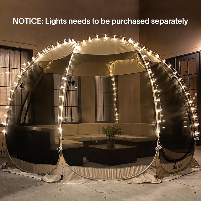Alvantor Pop Up Screen House Tent, Instant Outdoor Gazebo - Image 9