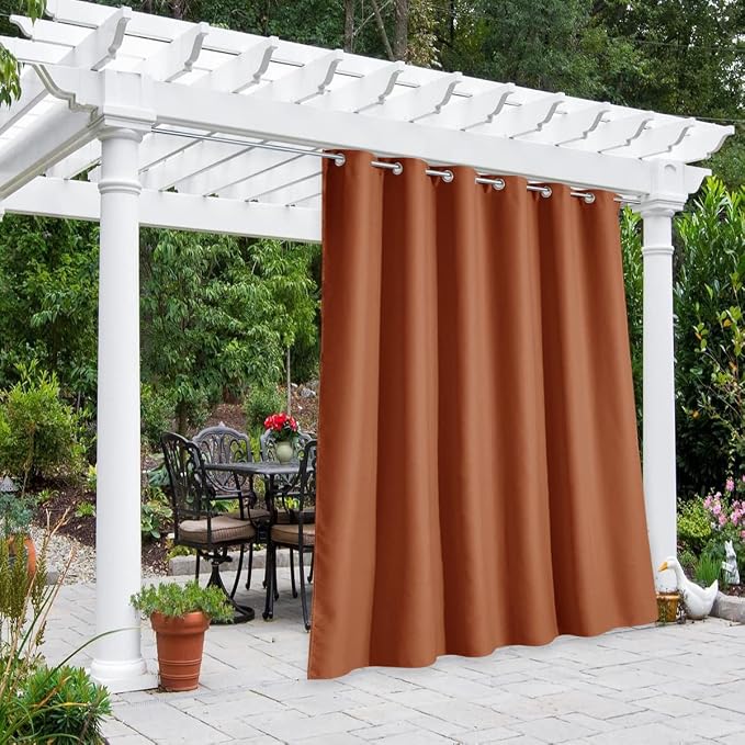 NICETOWN Patio Door Curtains Room Darkening 95" L by 84" W, Thermal Insulated by NICETOWN