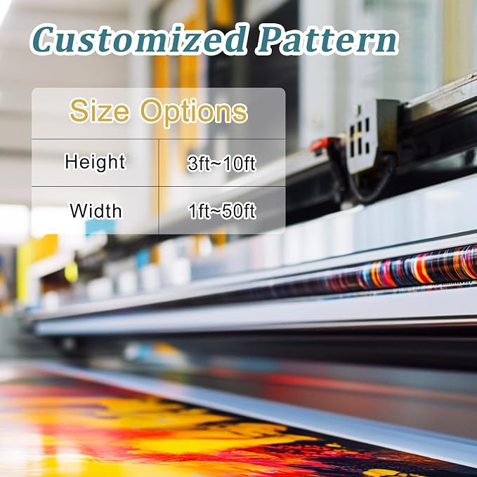 Shade&Beyond Custom Design Patio & Gazebo Backdrop Screen, Full-Color Printed - Image 2