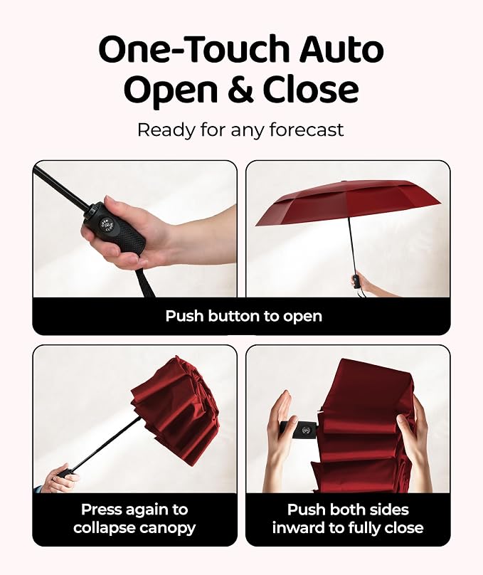 Windproof Travel Umbrella - Image 4