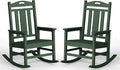 Oversized Outdoor Rocking Chairs Set of 2, 380lbs Heavy-Duty Large Patio Rocker by CIOKEA