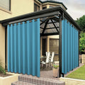 BONZER Outdoor Curtains for Patio Waterproof Thick | Privacy Wide Grommet Light by Bonzer