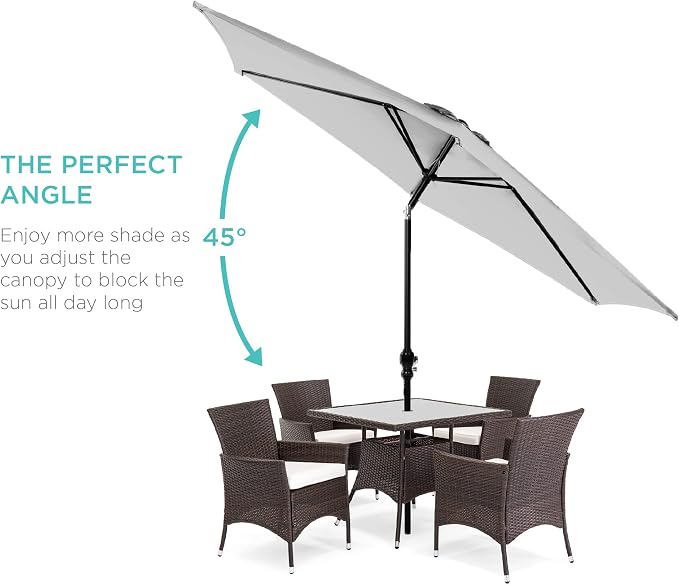 Best Choice Products 10ft Outdoor Patio Umbrella, Outdoor Table Umbrella - Image 2