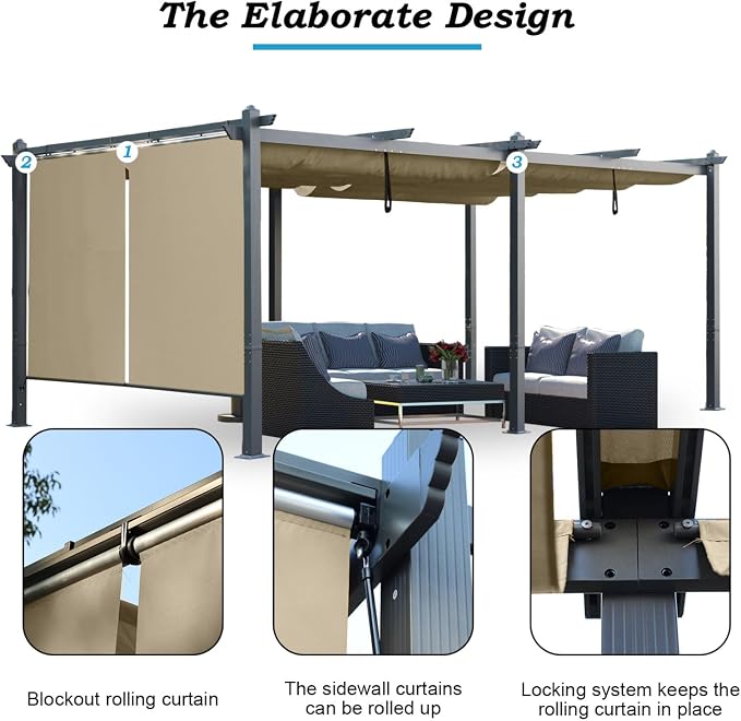 12 x 20 ft Outdoor Pergola - Image 7