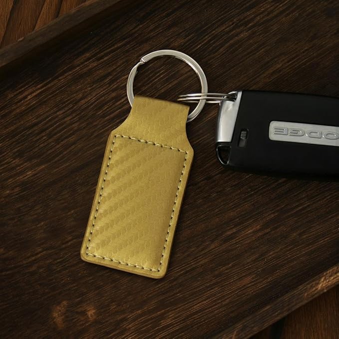 LaserGram Rectangle Keychain, Disc Golf, Personalized Engraving Included