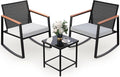 Gizoon 3 Pieces Rocking Patio Bistro Set | by Gizoon