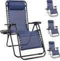 NEWBULIG Zero Gravity Chairs Set of 4, Folding Lounge Recliner Chair | Portable by NEWBULIG