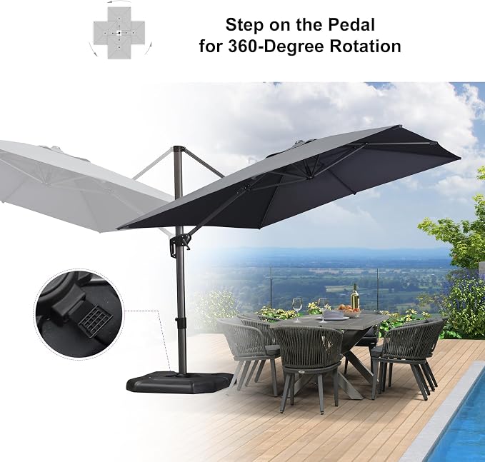 PURPLE LEAF Patio Umbrella - Image 7