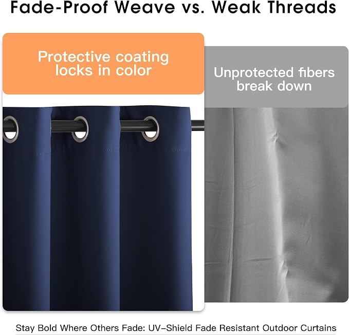 NICETOWN Fade Resistant Outdoor Curtains - Image 7