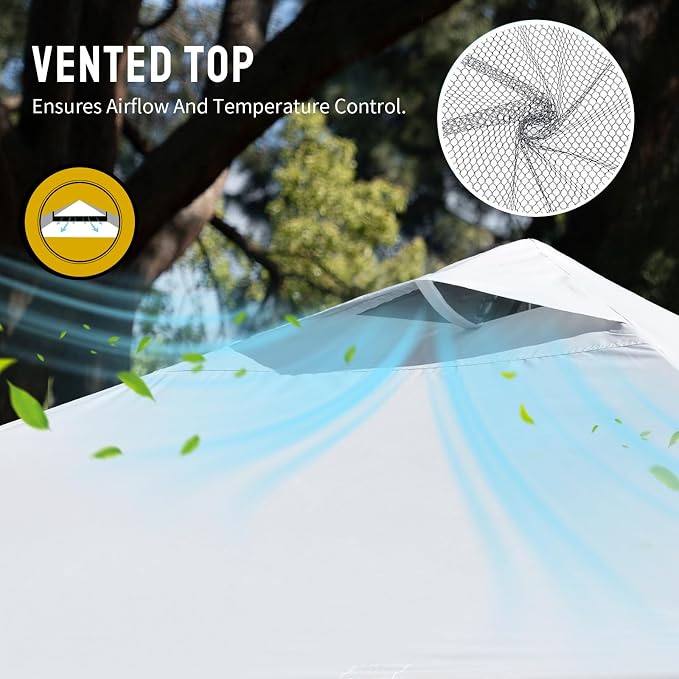 CROWN SHADES 12x12 Pop Up Canopy Tent - Image 5