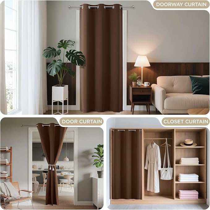 Joydeco Door Curtain Blackout Curtains - Image 4