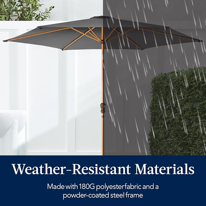 Best Choice Products 10ft Market Umbrella, Outdoor Sun Shade - Image 5