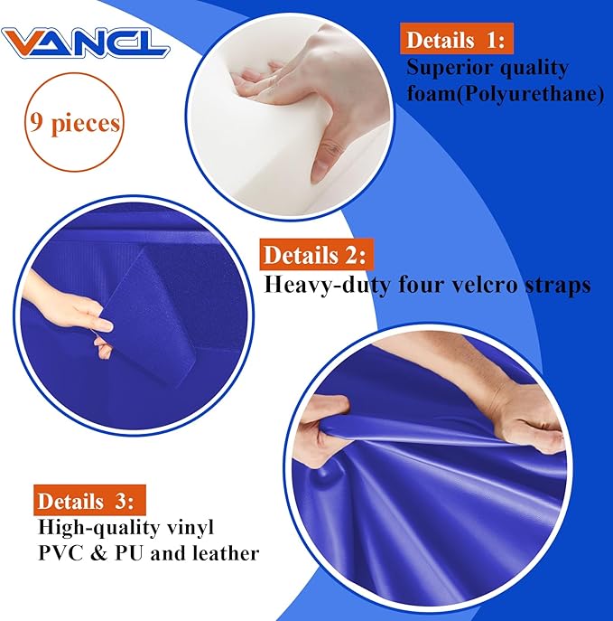 Gym Padding Wall Mount Protection Pad Wall Mats for Gym Padding 2" Thick Foam Gym Pads for Safety Wall Padding, Waterproof Durable Wall Padding for Kids Colorful Wall Pad